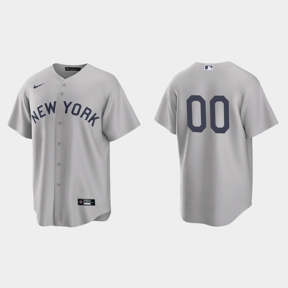 New York Yankees Custom 2021 Field of Dreams Jersey - Gray