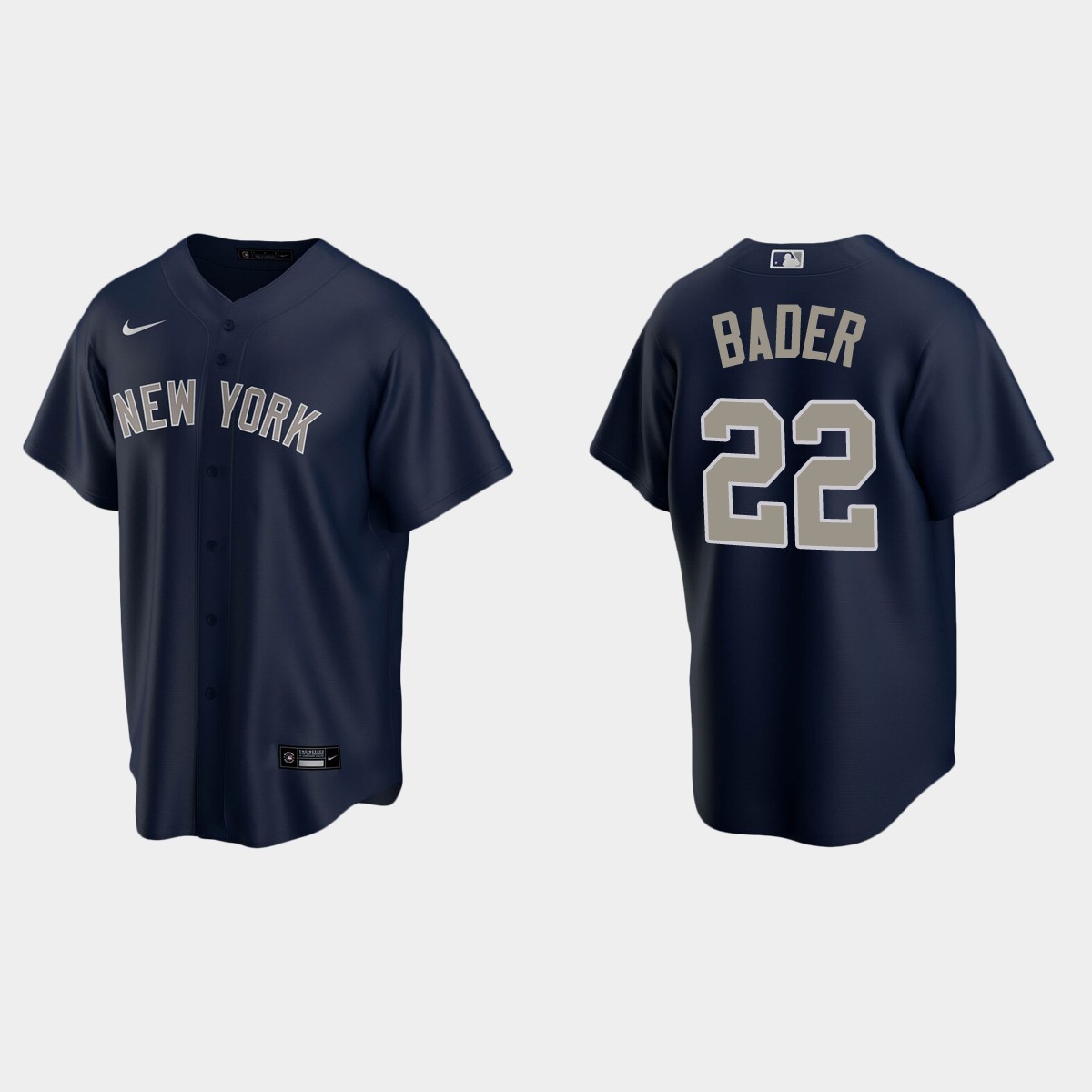 New York Yankees Harrison Bader Alternate Jersey - Navy