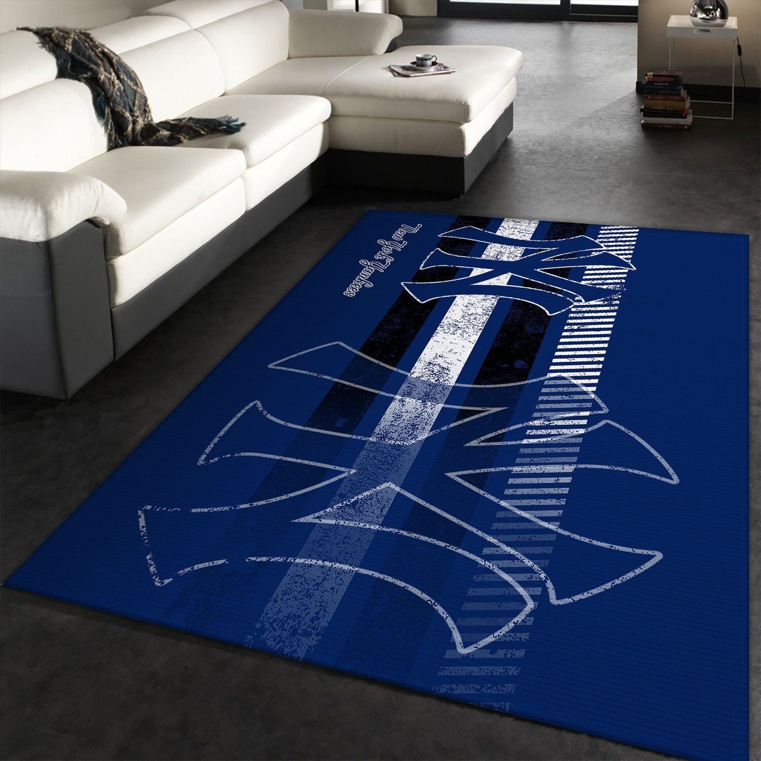 New York Yankees MLB Rectangle Rug – Custom Size And Printing