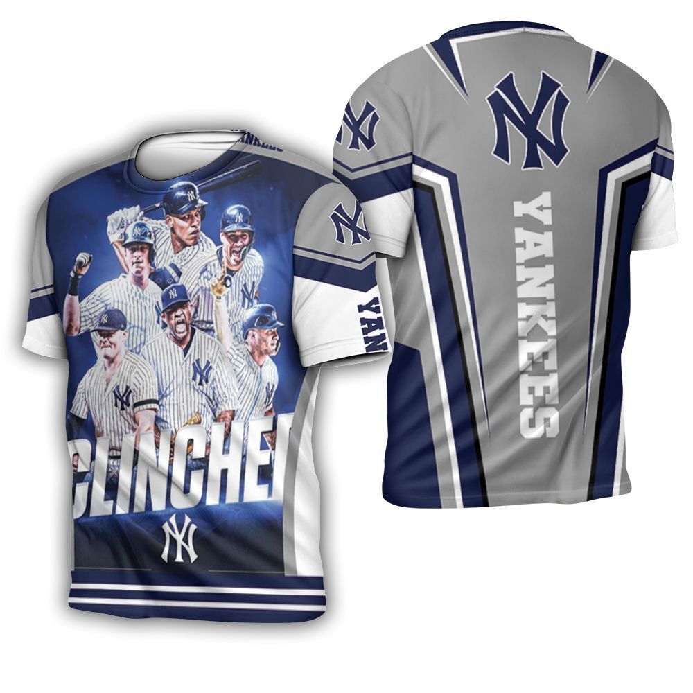 New York Yankees Players Clinched 3D T-Shirt
