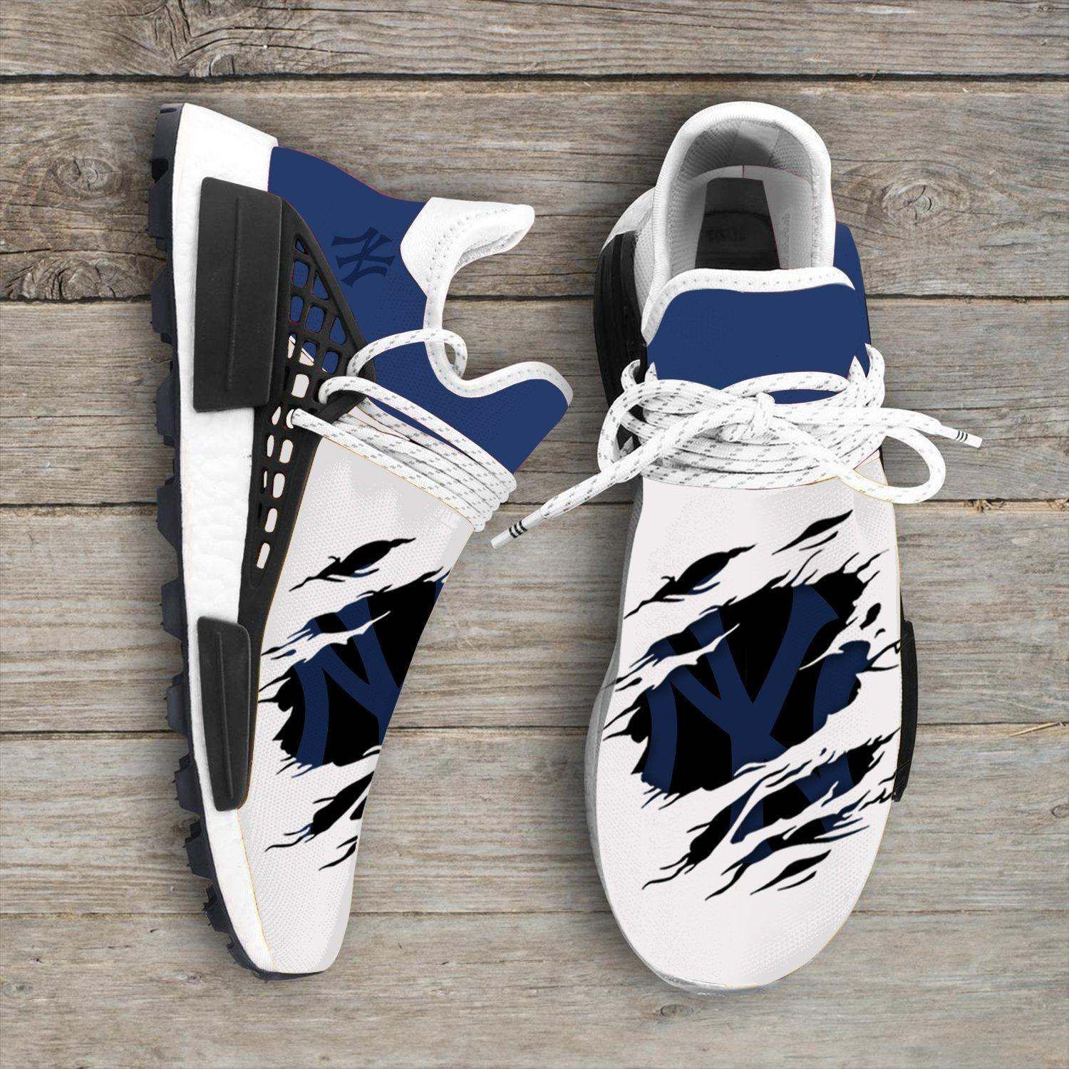 New York Yankees Unisex NMD Shoes Baseball Custom Shoes New York Yankees Human Race Sneakers