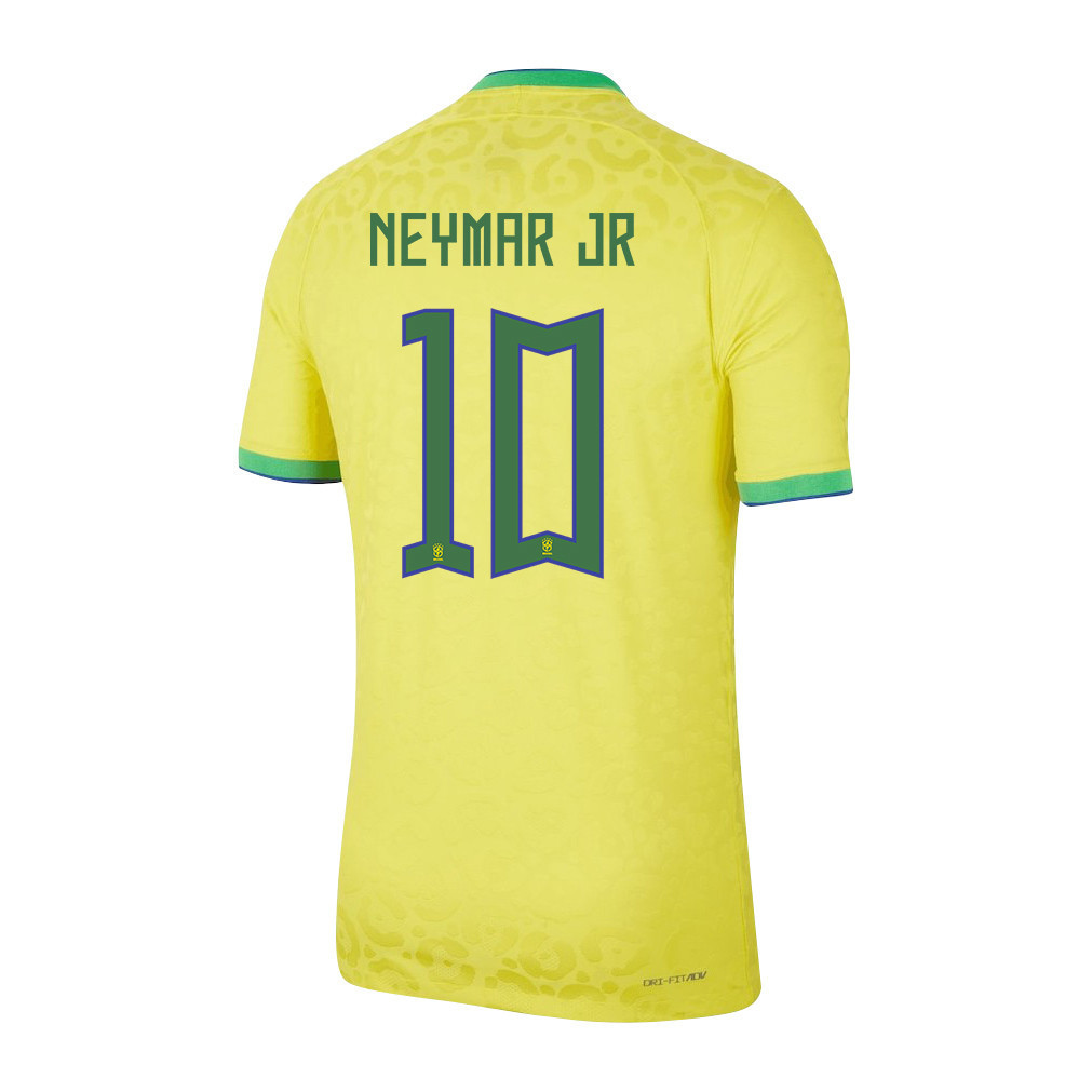 Neymar Jr 10 Brazil National Team FIFA World Cup Qatar 2022 Patch Men Home Yellow Soccer Jersey Neymar Jr 10 Brazil National Team FIFA World Cup Qatar 2022 Patch Men Home Yellow Soccer Jersey