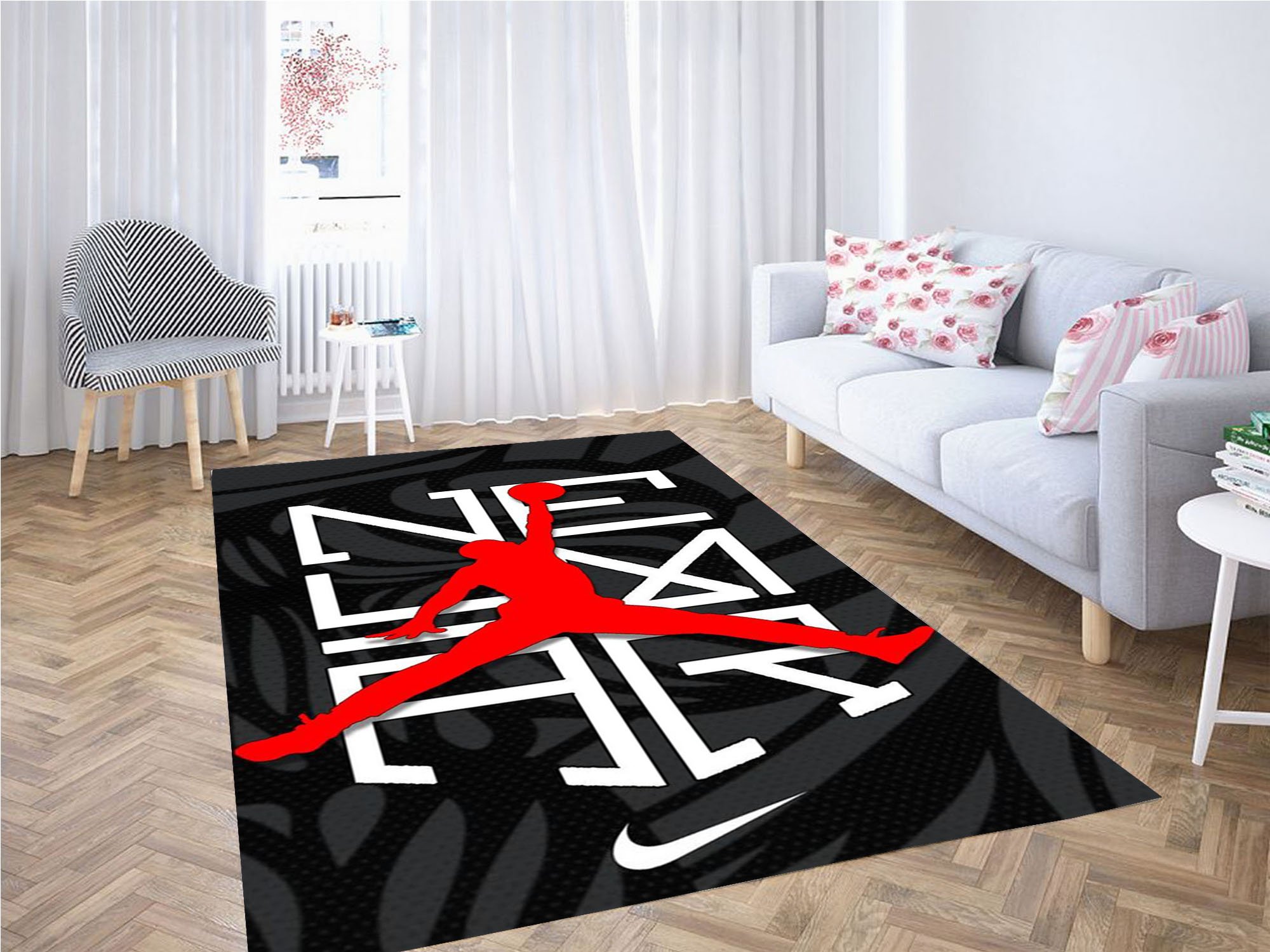 Neymar Logo Carpet Rectangle Rug