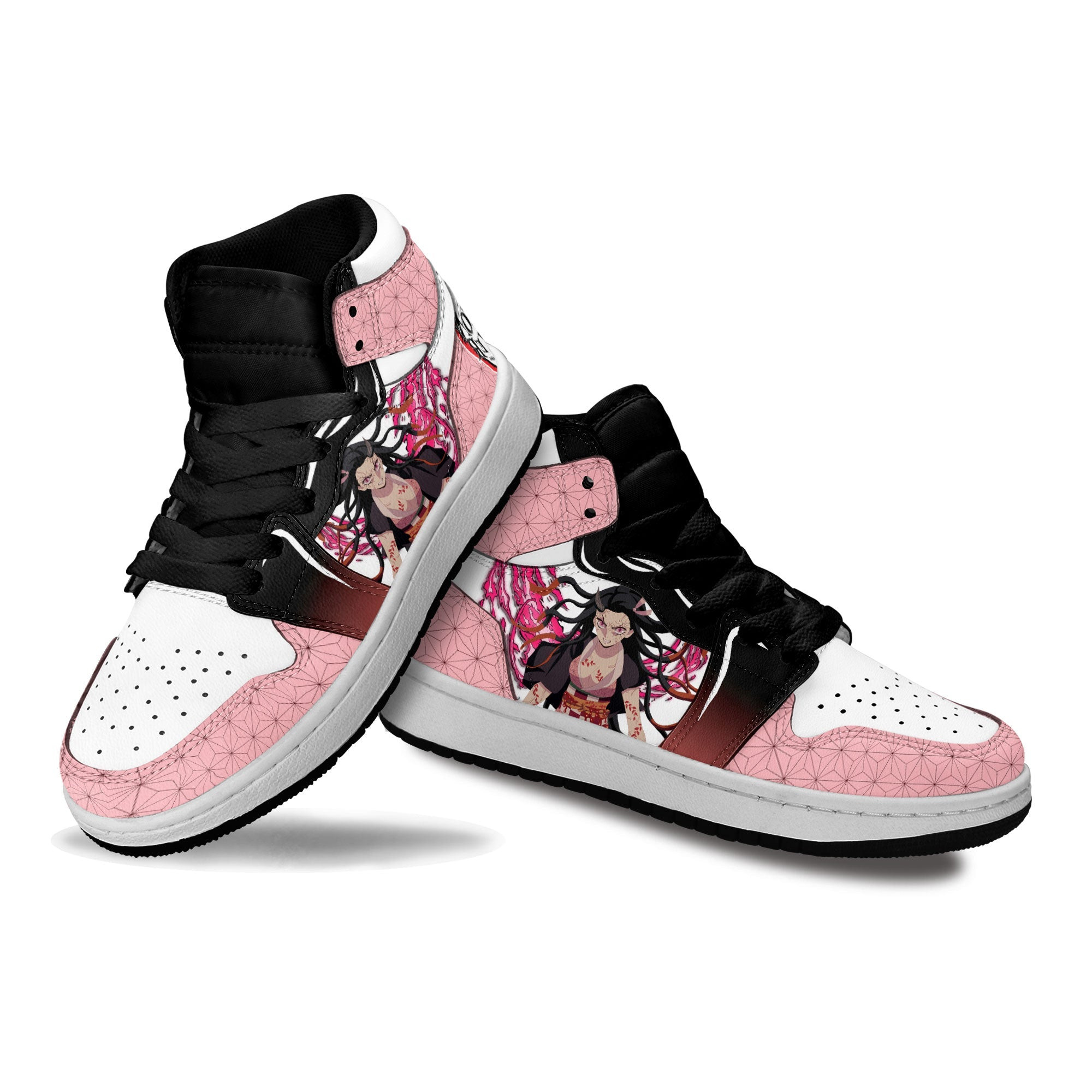 Nezuko Demon Kids Sneakers Custom Anime Demon Slayer Shoes For Kids