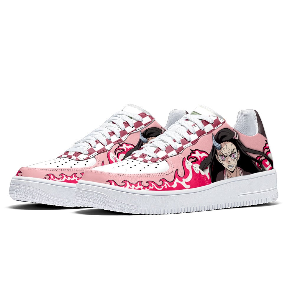 Nezuko Full Demon Form Air Sneakers Custom Demon Slayer Anime Shoes