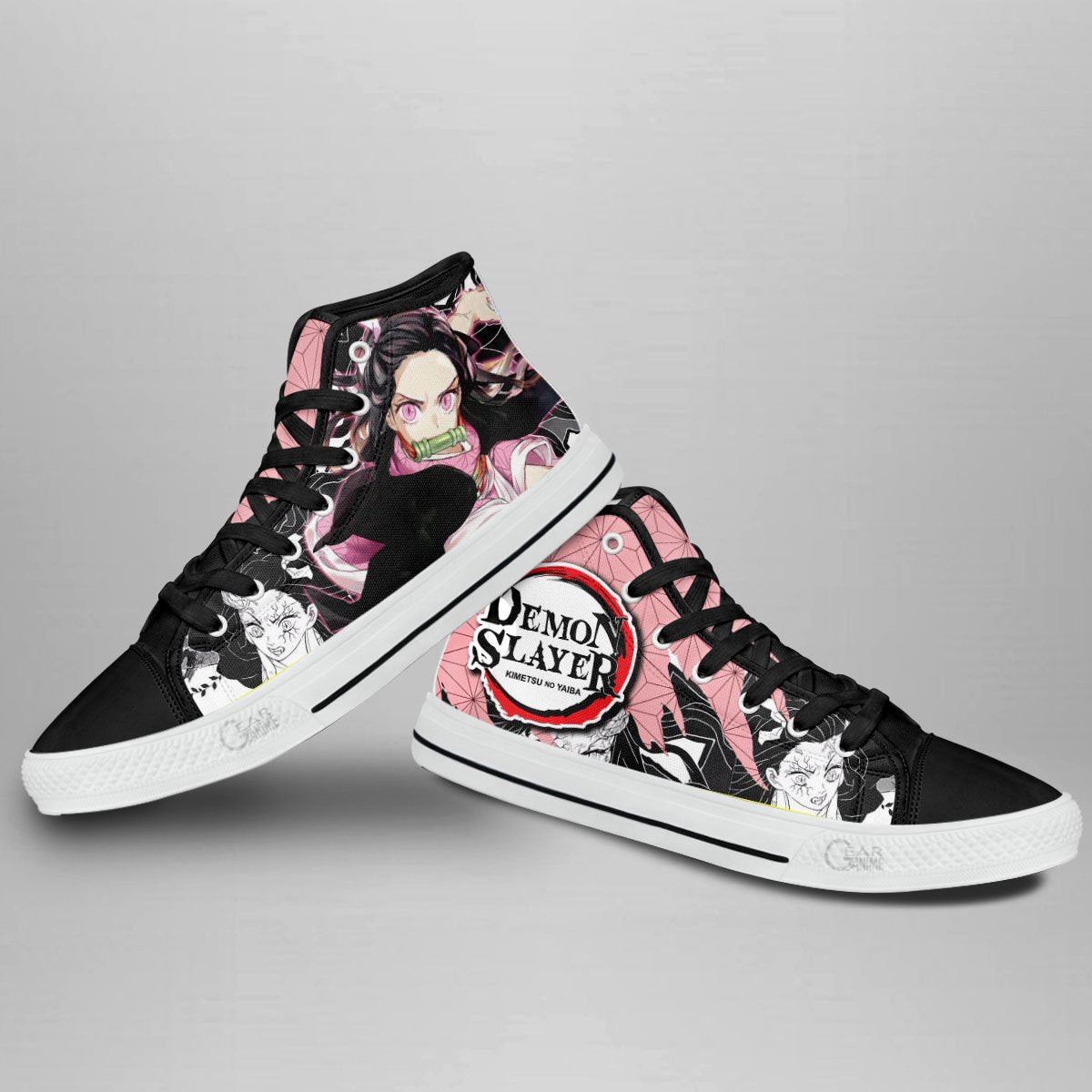 Nezuko High Top Shoes Custom Anime Demon Slayer Sneakers