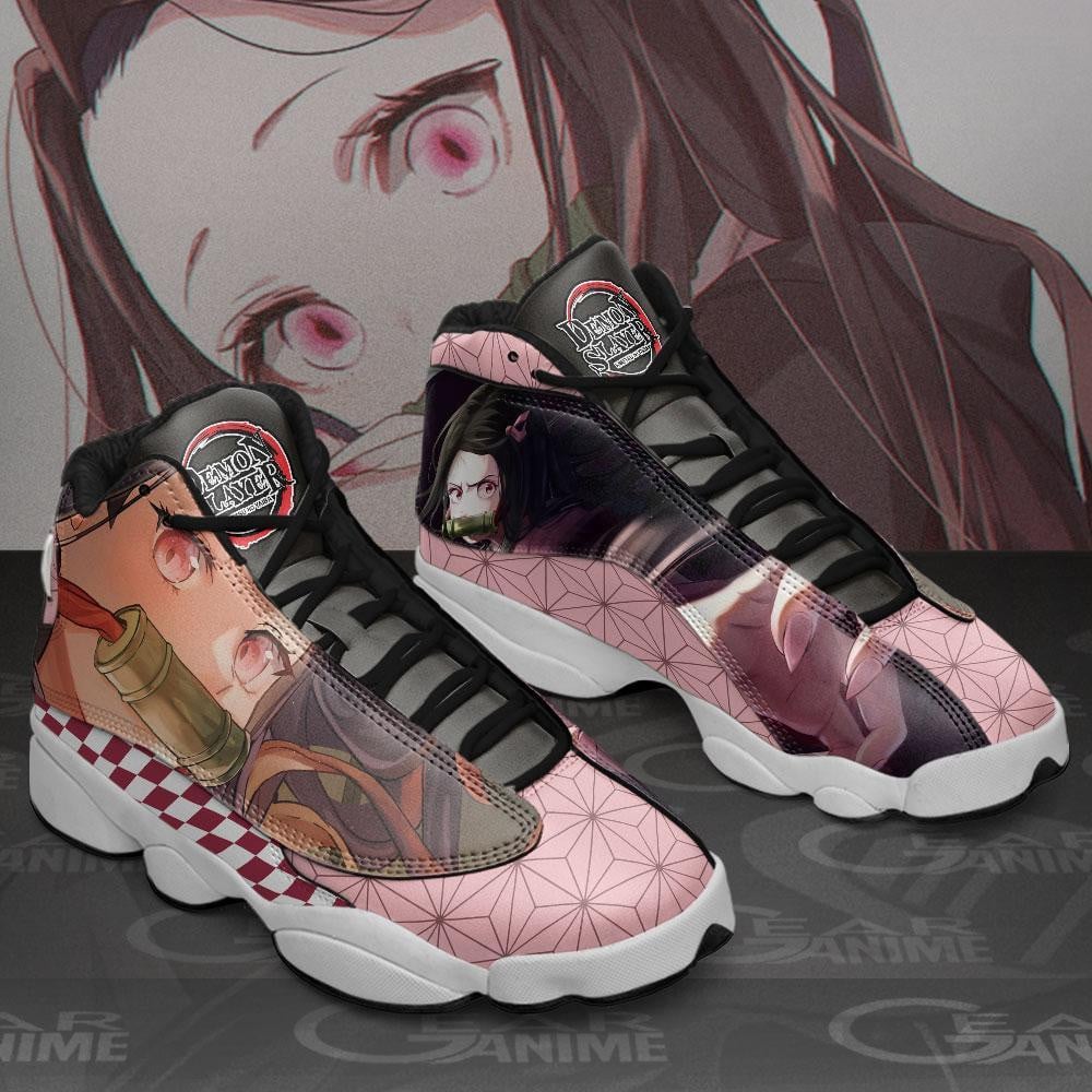 Nezuko JD13 Sneakers Custom Anime Demon Slayer Shoes