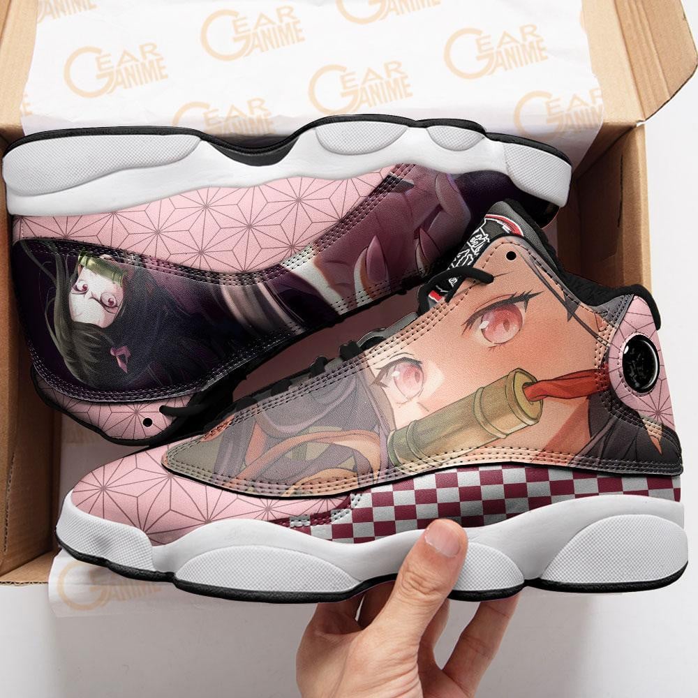 Nezuko JD13 Sneakers Custom Anime Demon Slayer Shoes