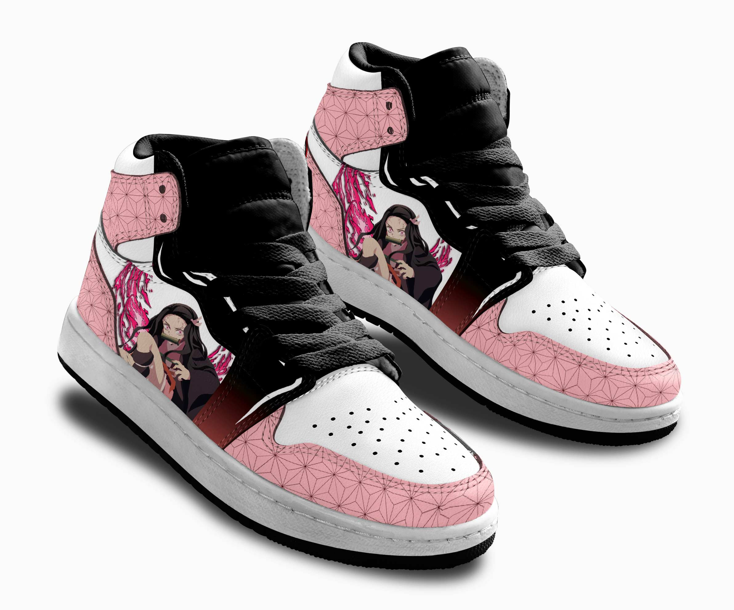 Nezuko Kamado Kids Sneakers Custom Anime Demon Slayer Shoes For Kids