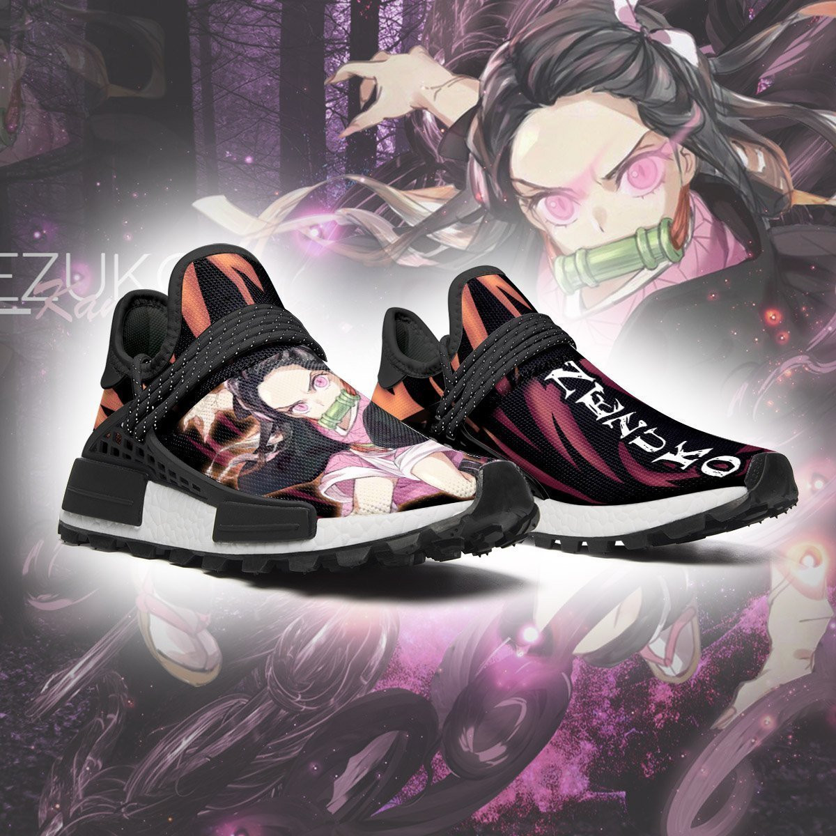 Nezuko NMD Shoes Anime Demon Slayer Sneakers, NMD Shoes
