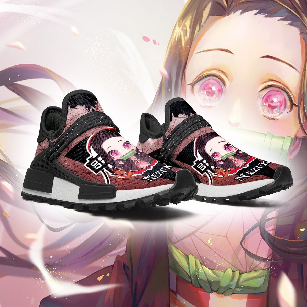 Nezuko NMD Shoes Demon Slayer Anime Sneakers, NMD Shoes