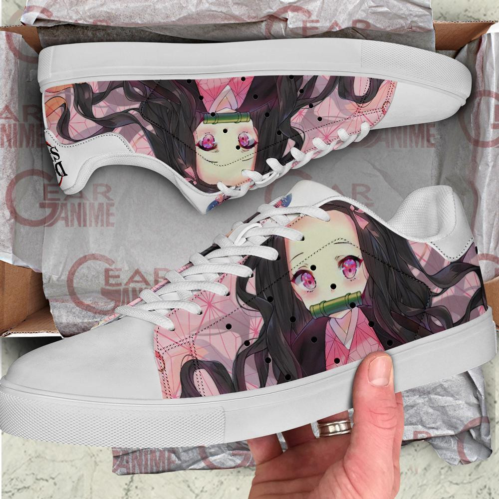 Nezuko Skate Shoes Custom Demon Slayer Anime Shoes