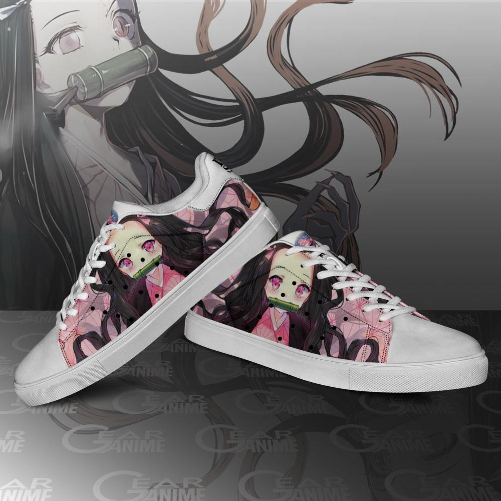 Nezuko Skate Shoes Custom Demon Slayer Anime Shoes