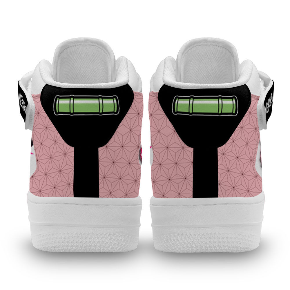Nezuko Sneakers Air Mid Custom Anime Demon Slayer Shoes