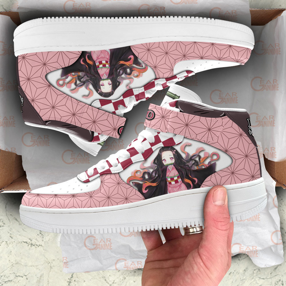 Nezuko Sneakers Air Mid Custom Demon Slayer Anime Shoes