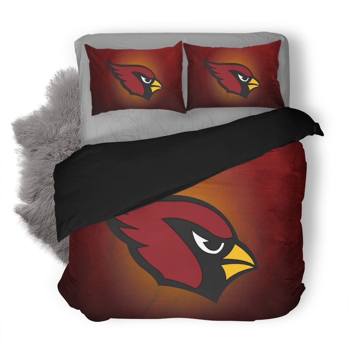 Nfl Arizona Cardinals 3D Customized Duvet Cover Bedding Set