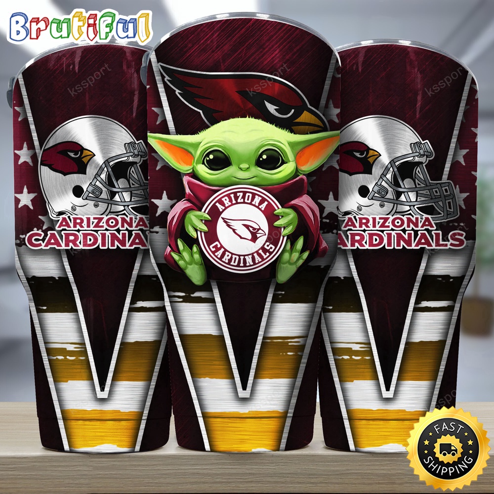 NFL Arizona Cardinals Tumbler Baby Yoda Tumbler For This Season
