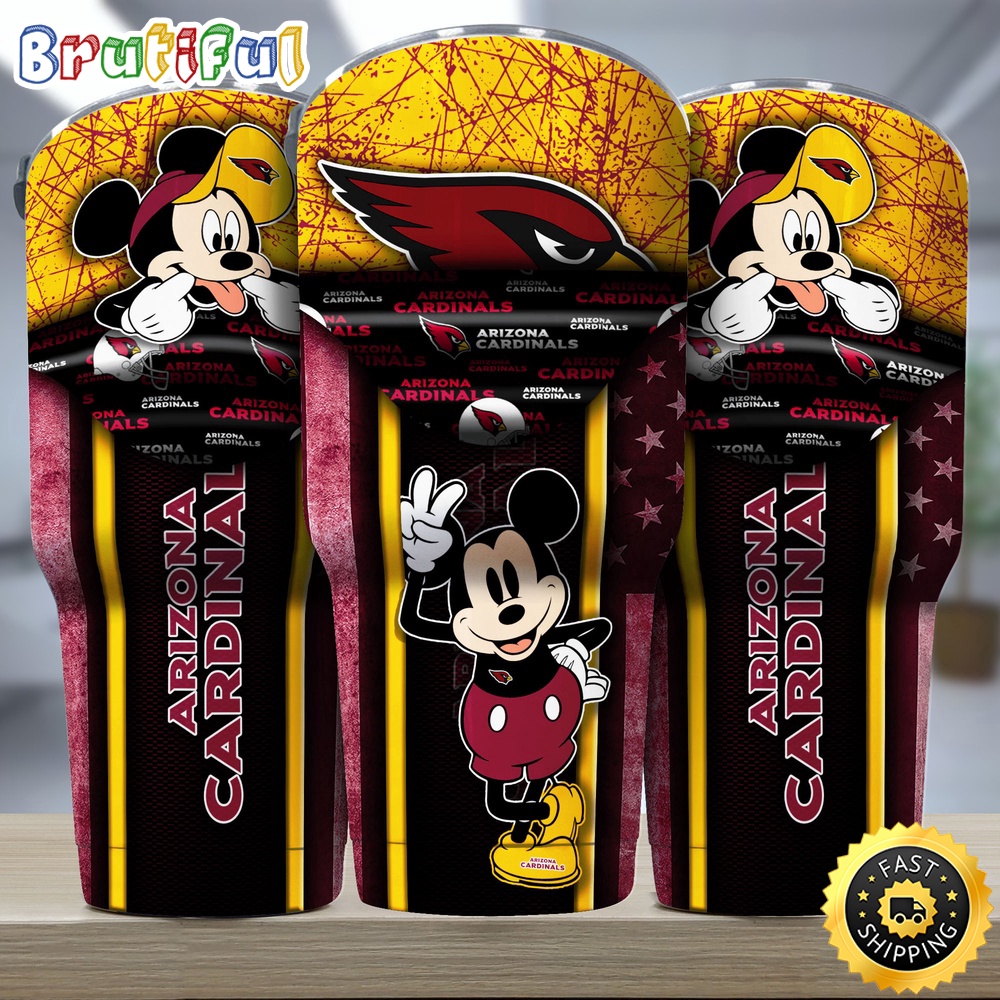 NFL Arizona Cardinals Tumbler Nfl Tumbler Playful Mickey For This Season