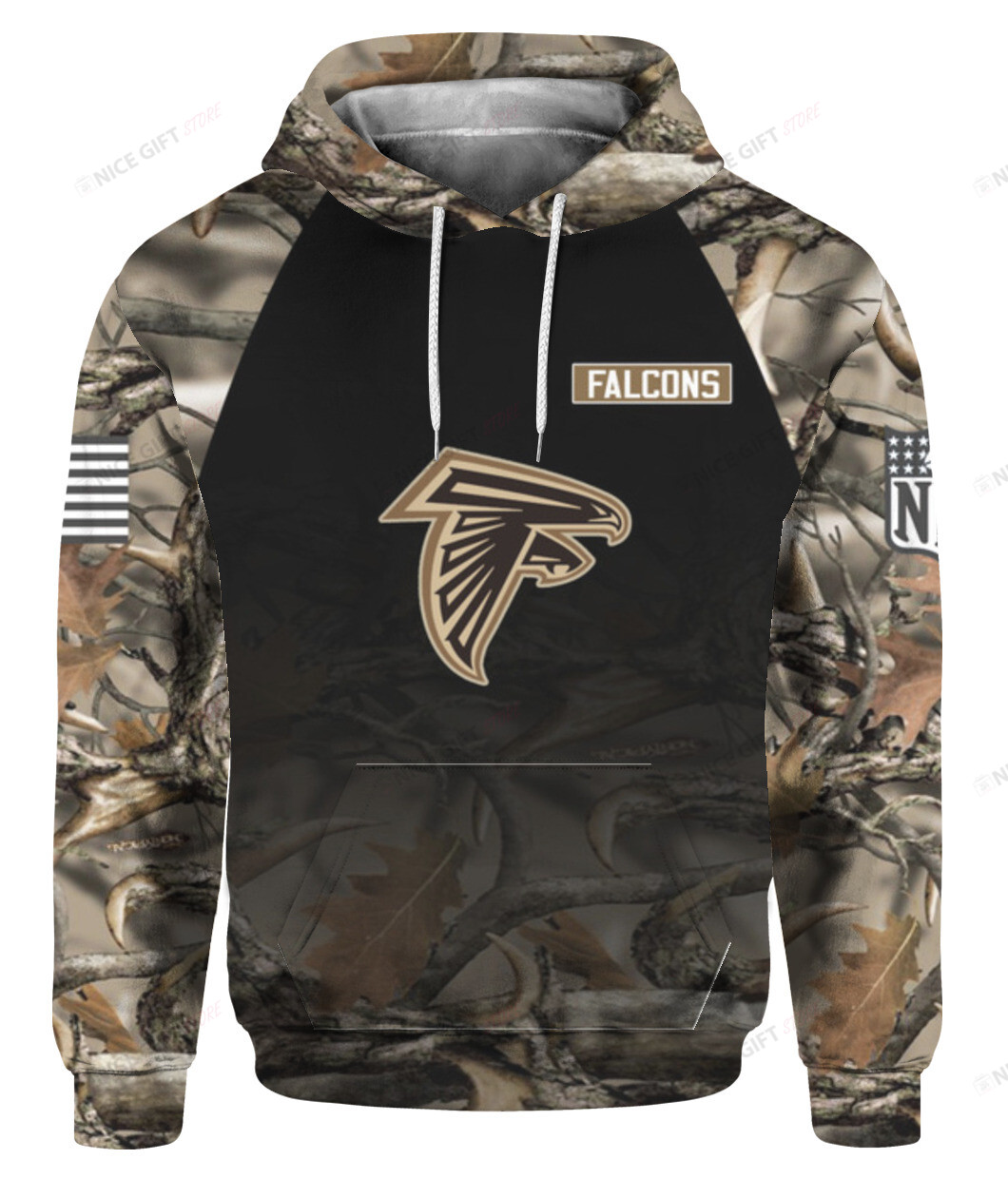 NFL Atlanta Falcons Hunting 3D Hoodie Gift For Fans
