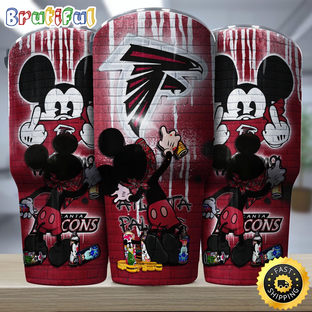 NFL Atlanta Falcons Tumbler Nfl Tumbler Mickey Graffiti For Sports Fan
