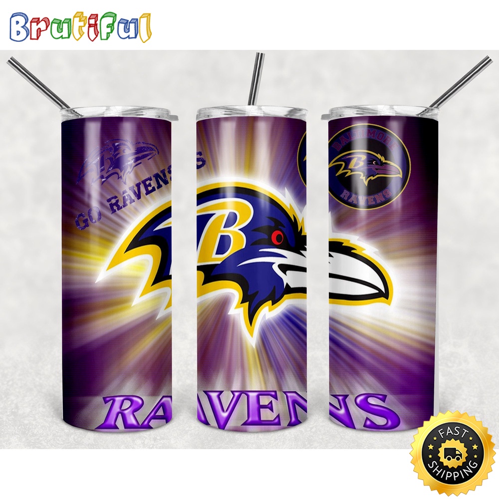 NFL Baltimore Ravens Tumbler Chic Tumbler Cups