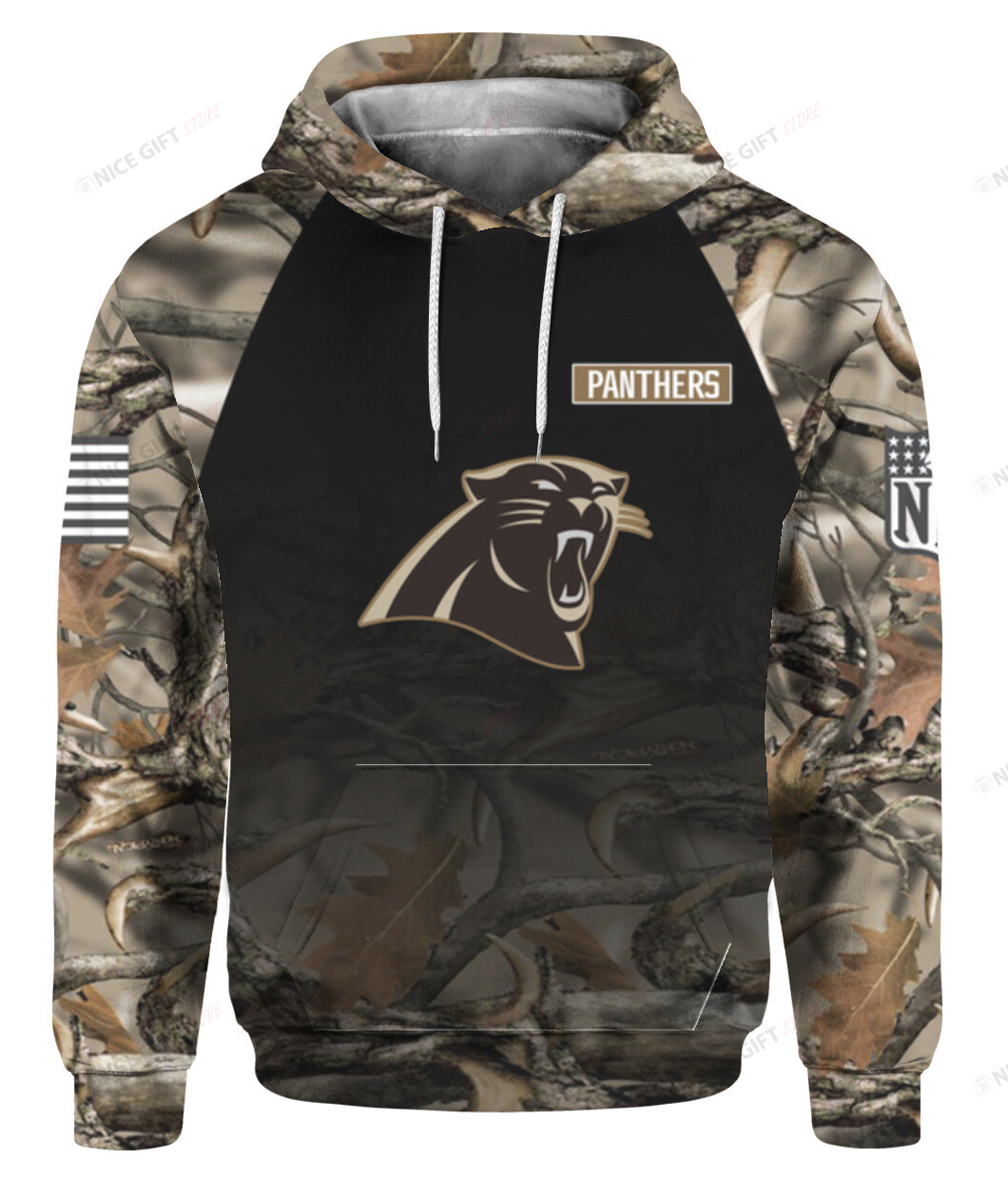 NFL Carolina Panthers Hunting 3D Hoodie Gift For Fans