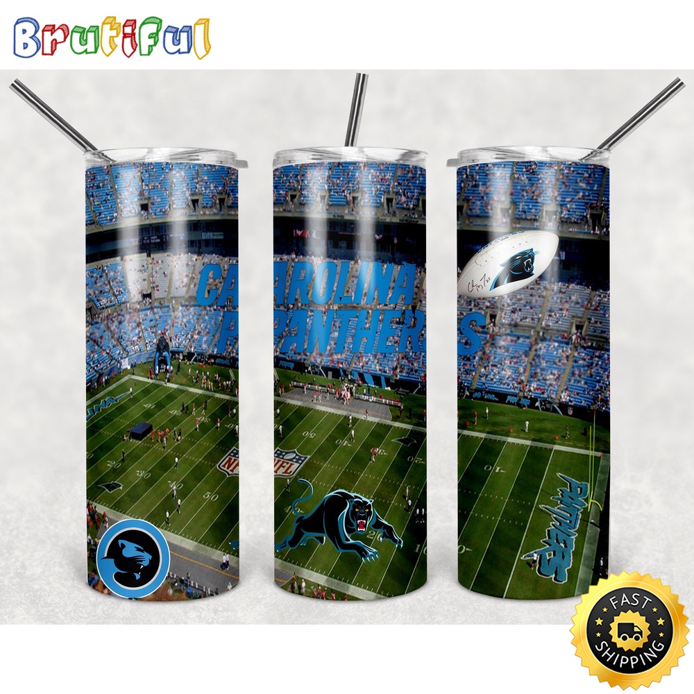 NFL Carolina Panthers Tumbler Skinny Tumbler Chic Tumbler Cups