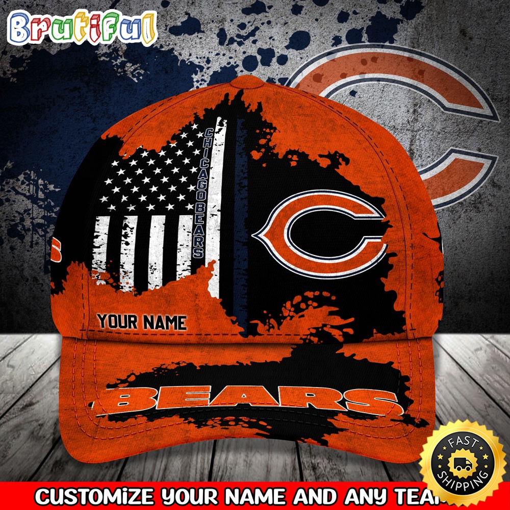 NFL Chicago Bears Baseball Cap Custom Cap Sport