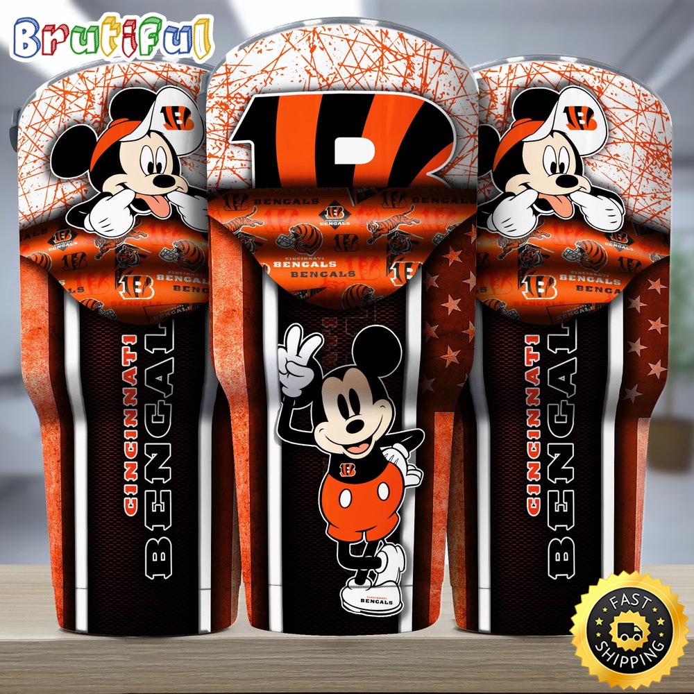 NFL Cincinnati Bengals Tumbler Nfl Tumbler Playful Mickey For This Season