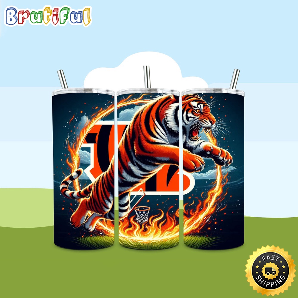 NFL Cincinnati Bengals Tumbler Skinny Tumbler For Fans