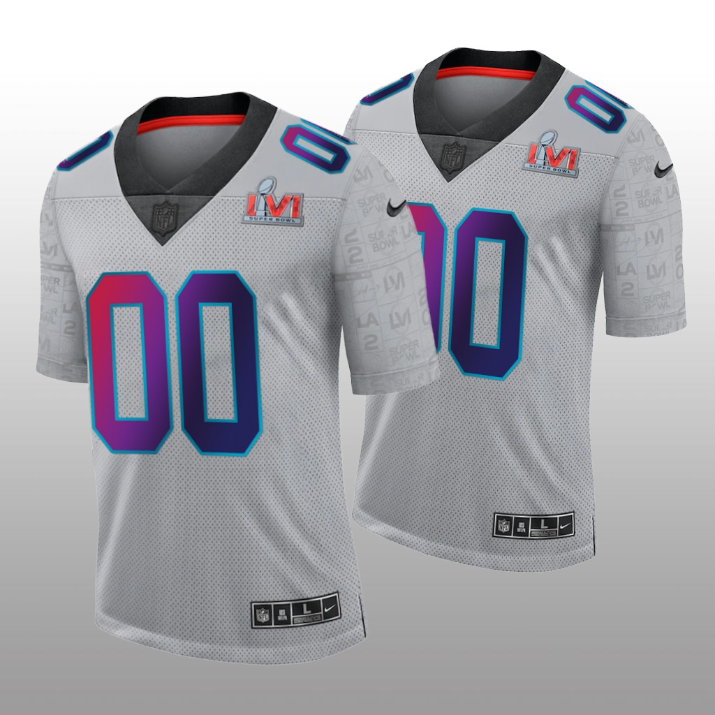 NFL Custom Gray Limited Super Bowl LVI - Men's