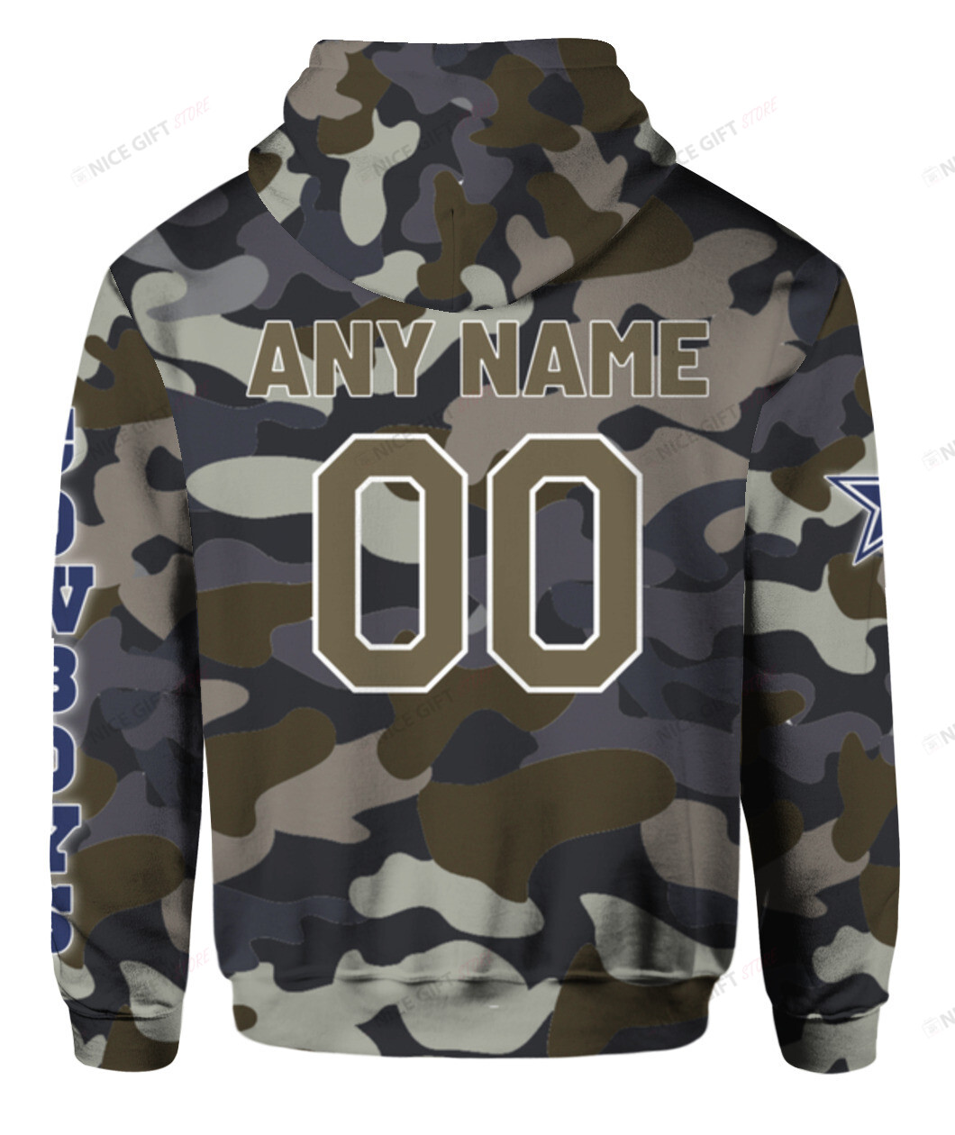 NFL Dallas Cowboys Customize 3D Hoodie Gift For Fans