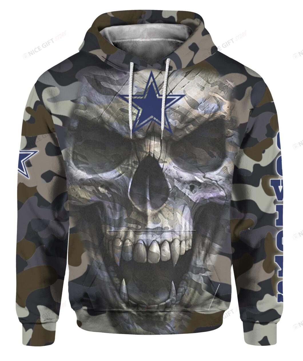 NFL Dallas Cowboys Customize 3D Hoodie Gift For Fans