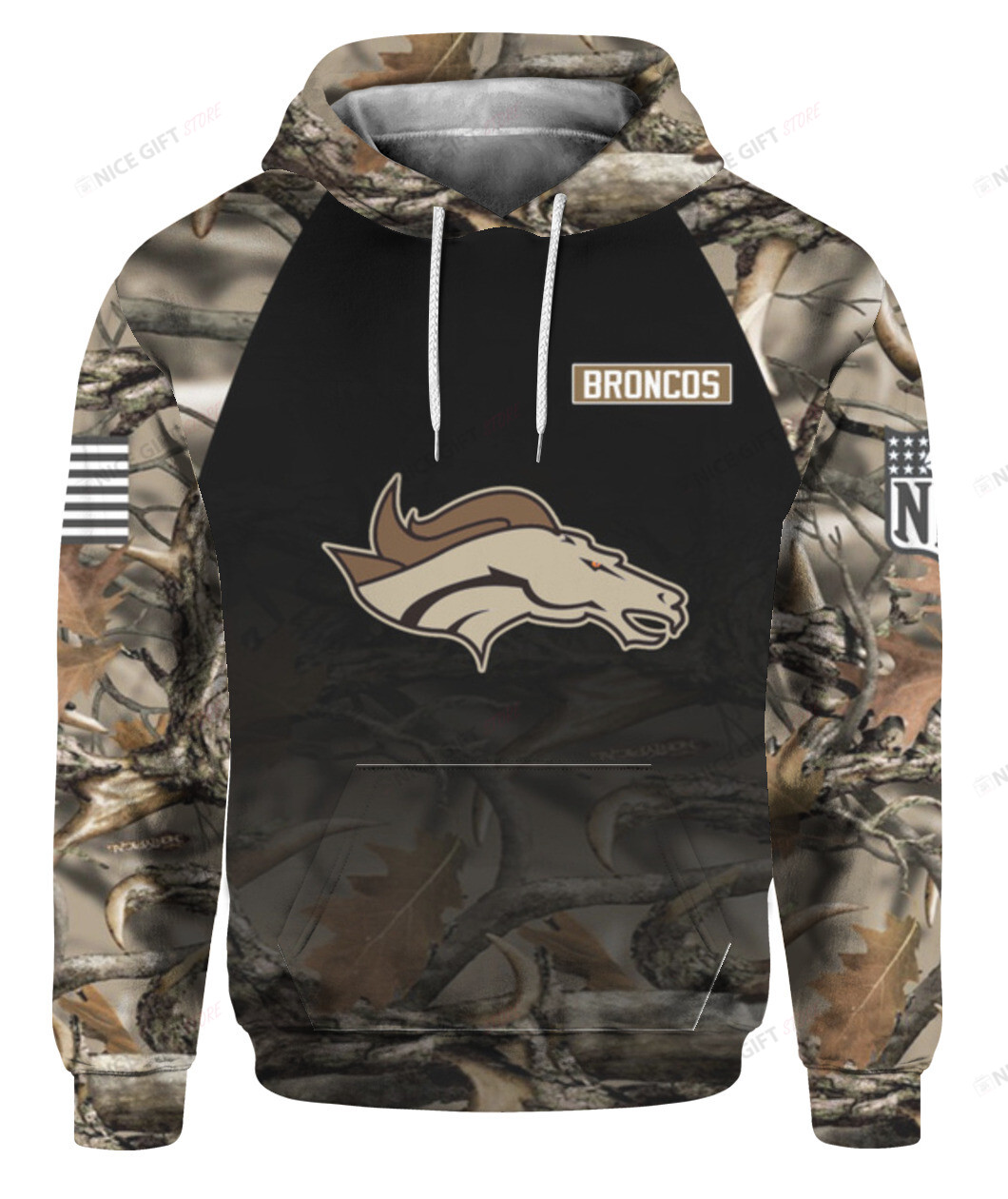 NFL Denver Broncos Hunting 3D Hoodie Gift For Fans