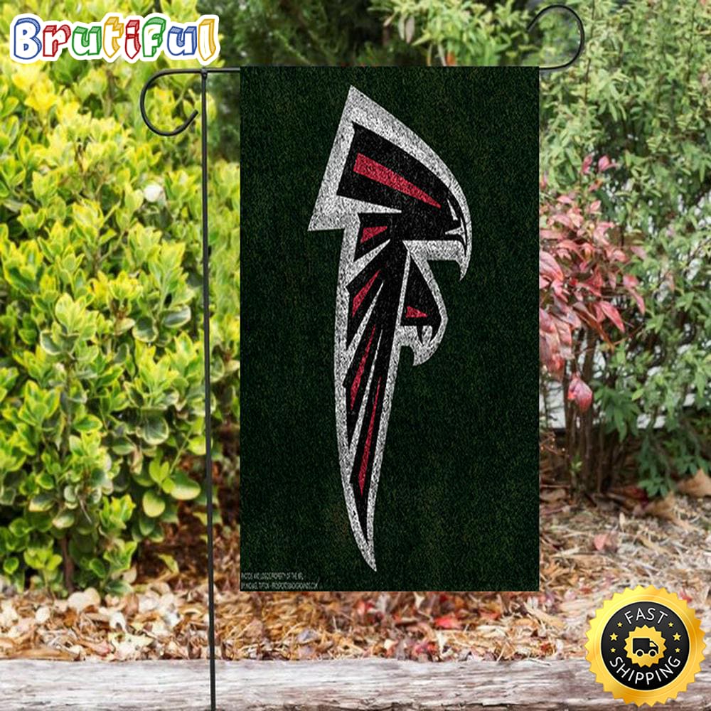 Nfl Garden Flags Atlanta Falcons Grass Field Double Sided Printing Garden Flag Falcons Garden Flags