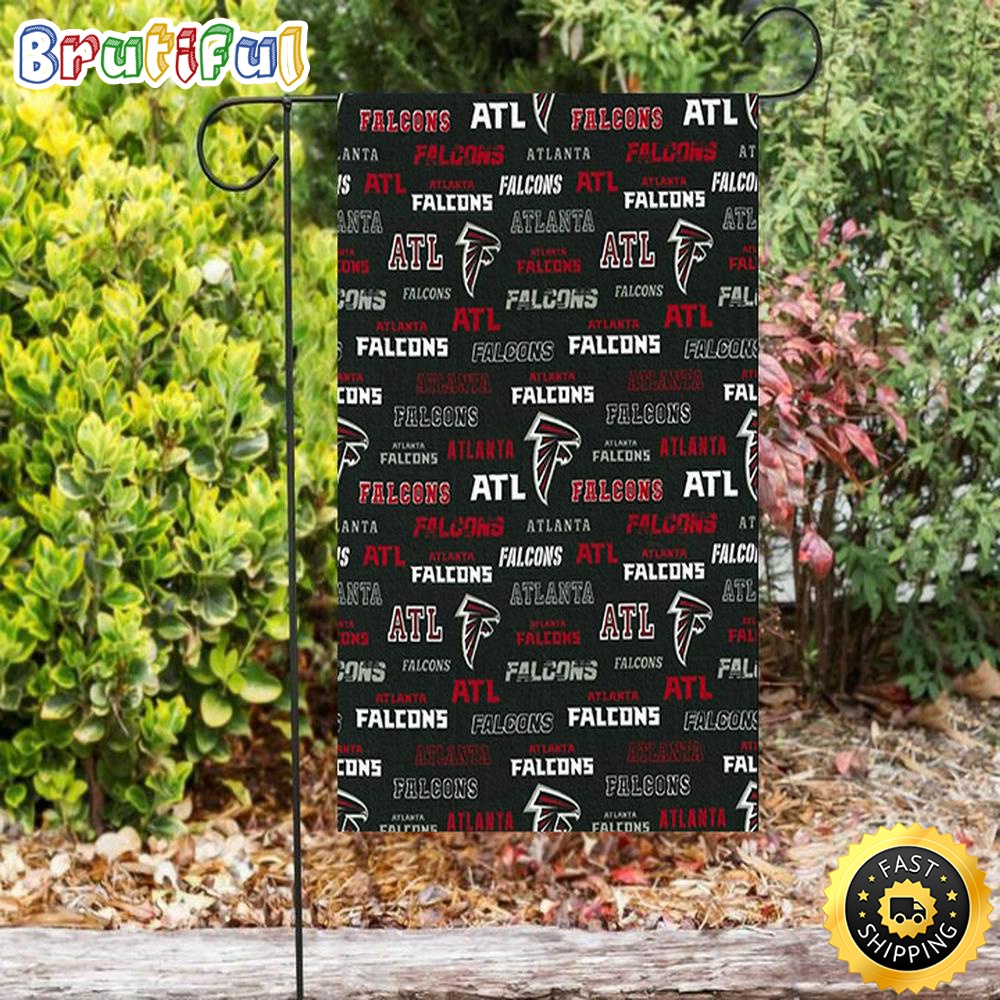 Nfl Garden Flags Atlanta Falcons Logo10 Double Sided Printing Garden Flag Falcons Garden Flags