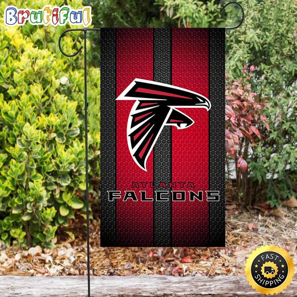Nfl Garden Flags Atlanta Falcons Metal4 Double Sided Printing Garden Flag Falcons Garden Flags