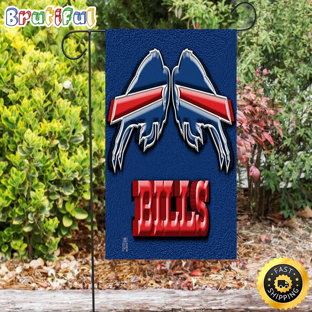 Nfl Garden Flags Buffalo Bills Logo v131 Double Sided Printing Garden Flag Bills Garden Flags