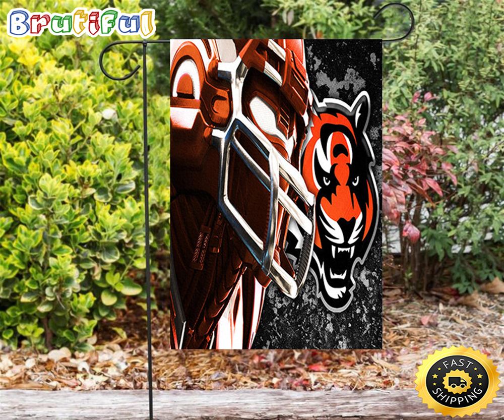 Nfl Garden Flags Cincinnati Bengals Player Double Sided Printing Garden Flag Bengals Garden Flags