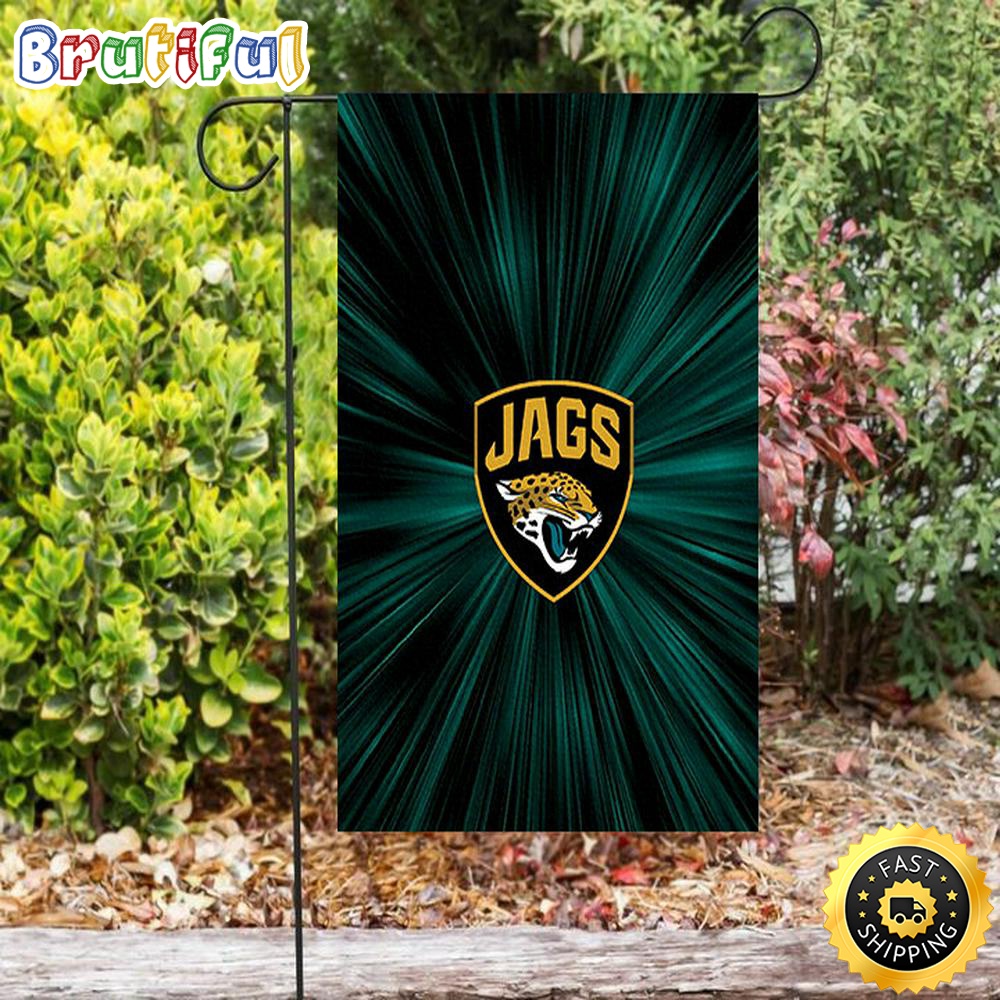 Nfl Garden Flags Jacksonville Jaguars Emblem v1 Double Sided Printing Garden Flag Jaguars Garden Flag