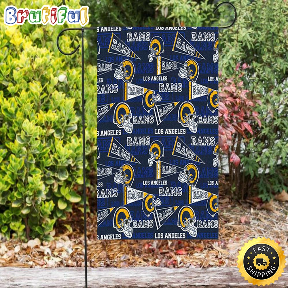 Nfl Garden Flags Los Angeles Rams4 Double Sided Printing Garden Flag Rams Garden Flag