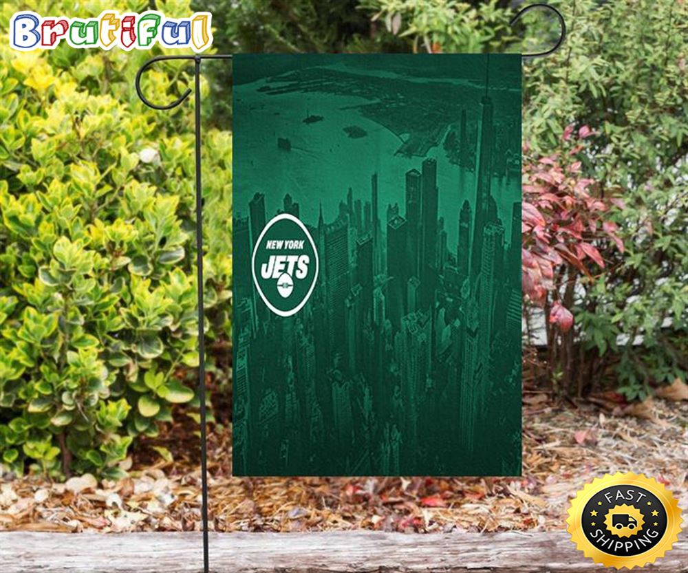 Nfl Garden Flags New York Jets City v34 Double Sided Printing Garden Flag Jets Garden Flags