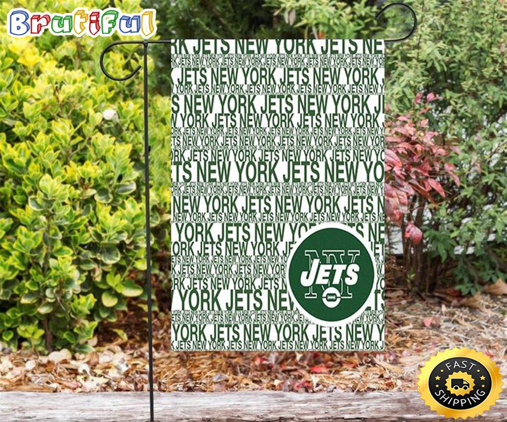 Nfl Garden Flags New York Jets Emblem v20 Double Sided Printing Garden Flag Jets Garden Flags