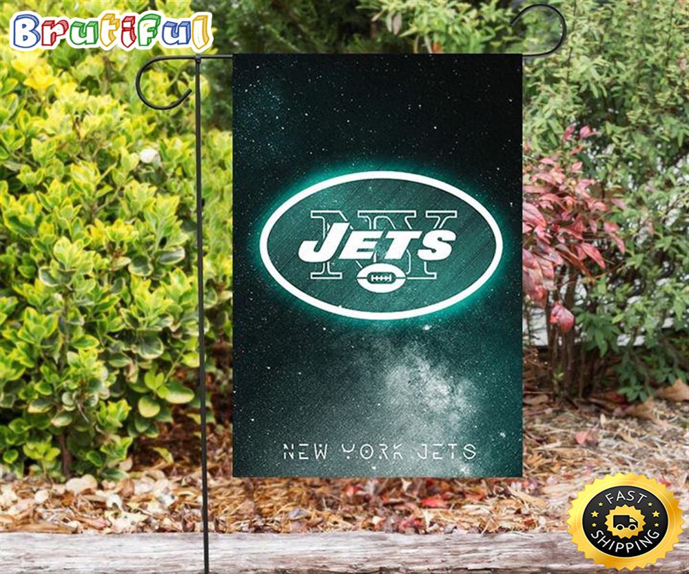 Nfl Garden Flags New York Jets Galaxy v27 Double Sided Printing Garden Flag Jets Garden Flags
