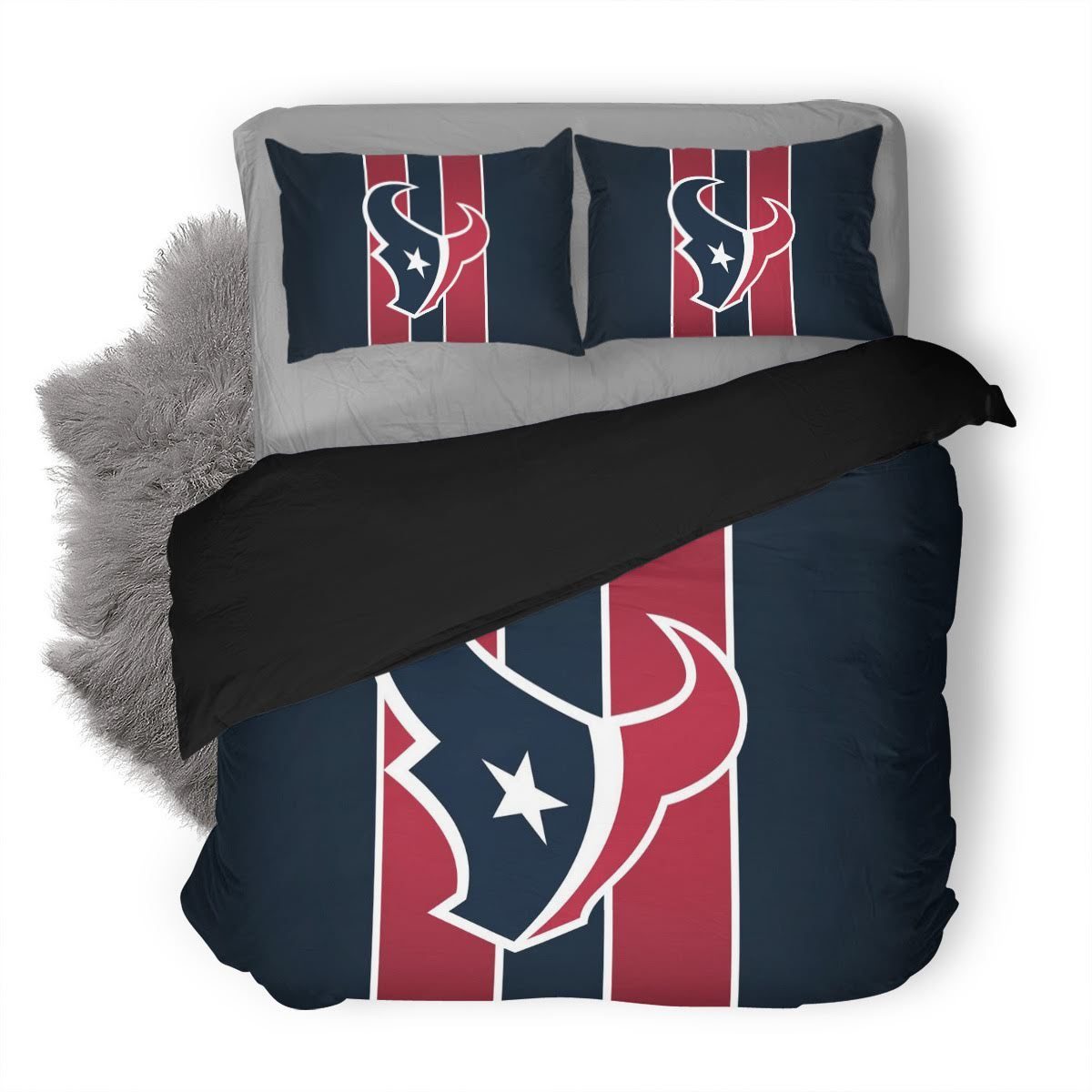 Nfl Houston Texans 3D Customized Duvet Cover Bedding Set