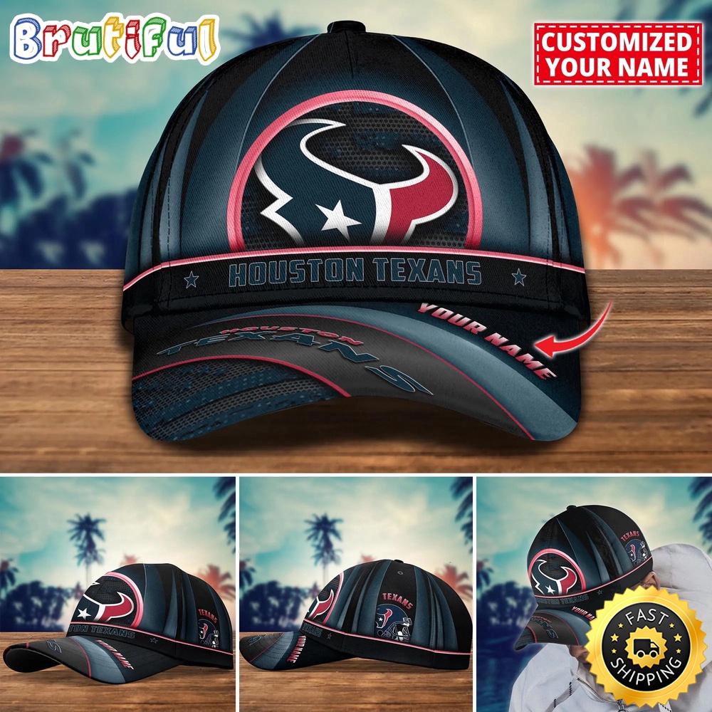 NFL Houston Texans Baseball Cap Custom Football Cap For Fans