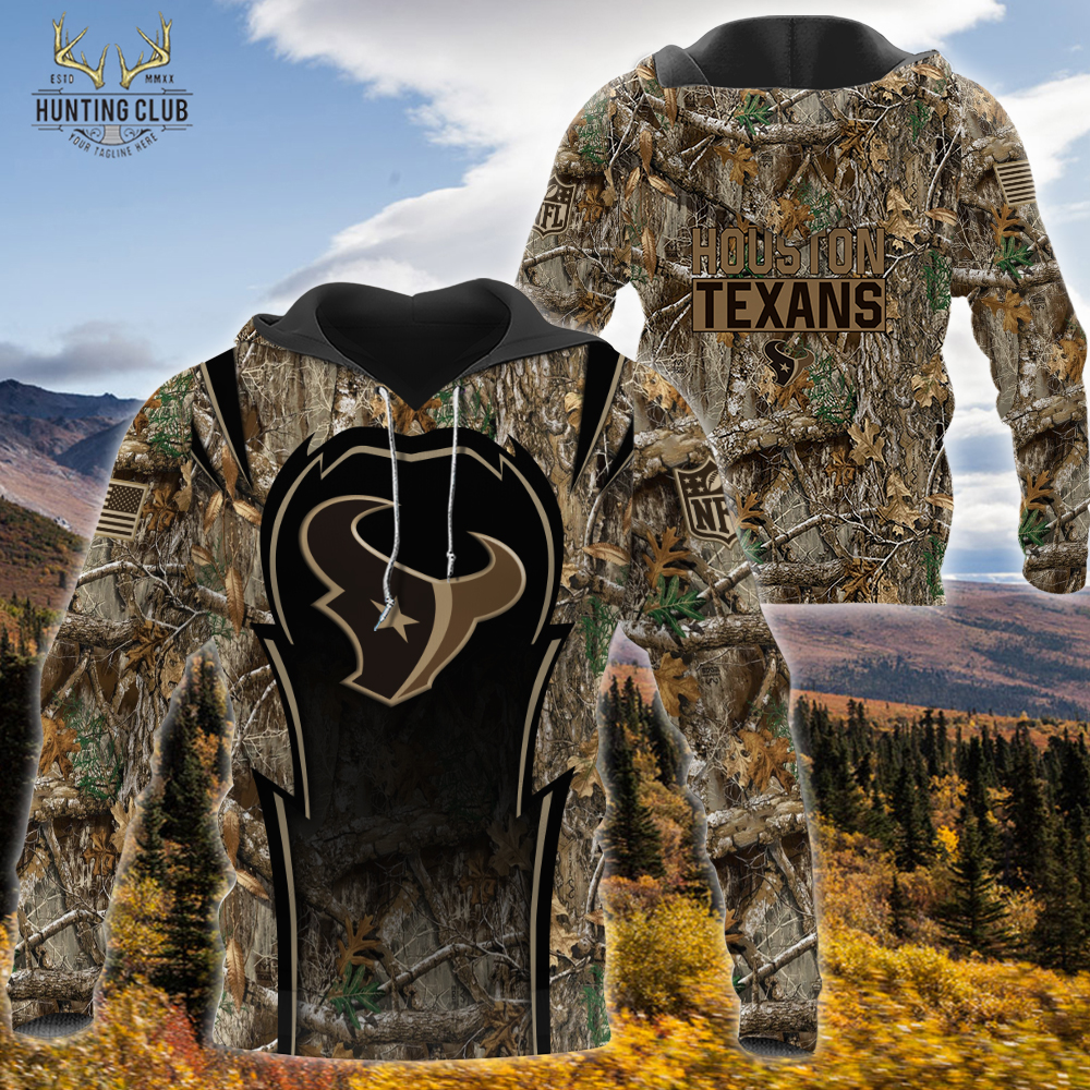 NFL Hunting Realtree Camo-Houston Texans Hoodie