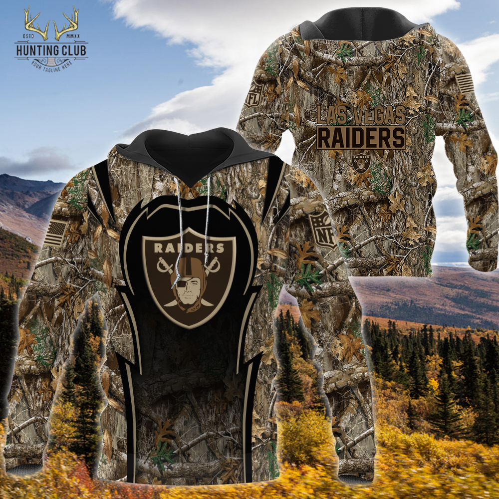 NFL Hunting Realtree Camo-Las Vegas Raiders Hoodie
