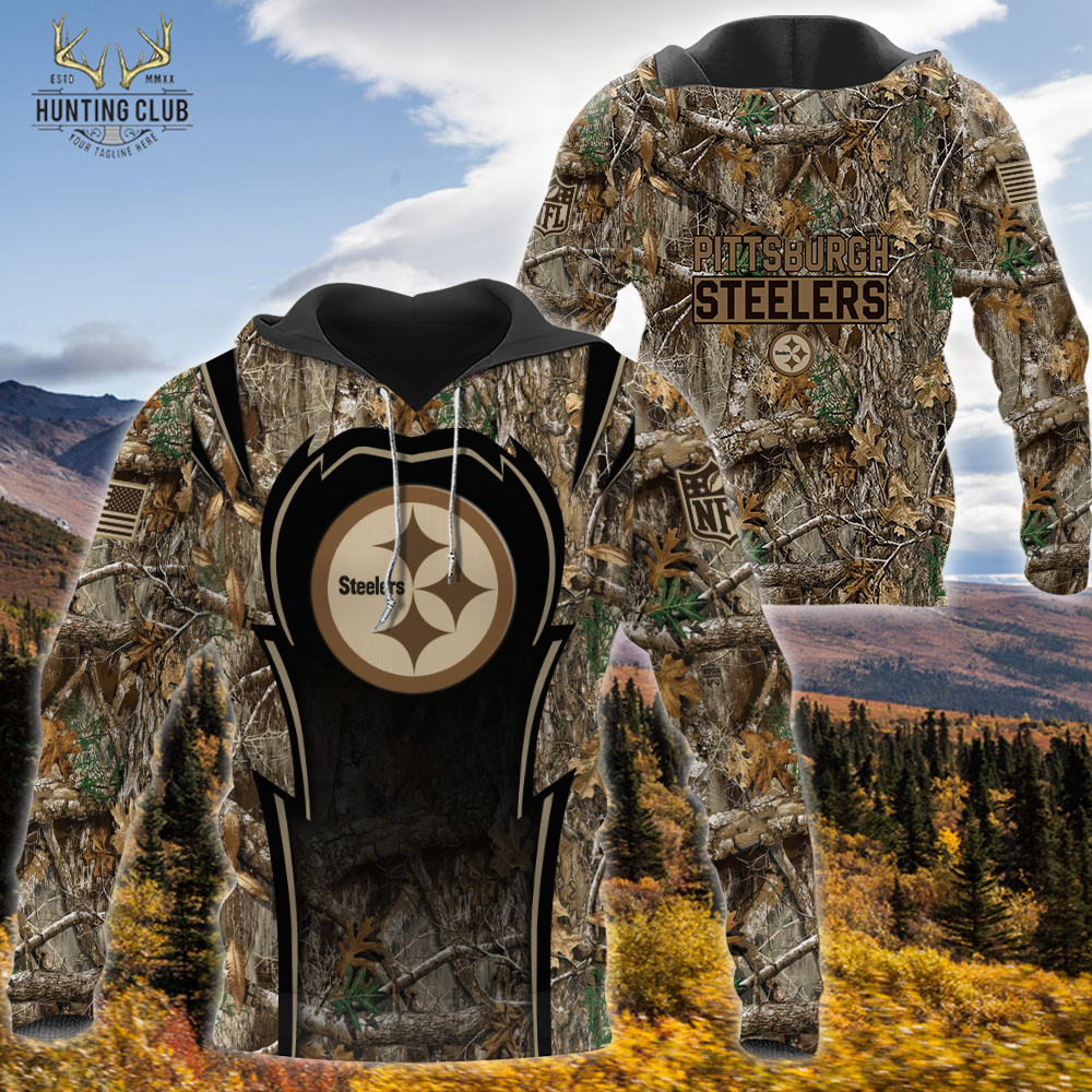 NFL Hunting Realtree Camo-Pittsburgh Steelers Hoodie