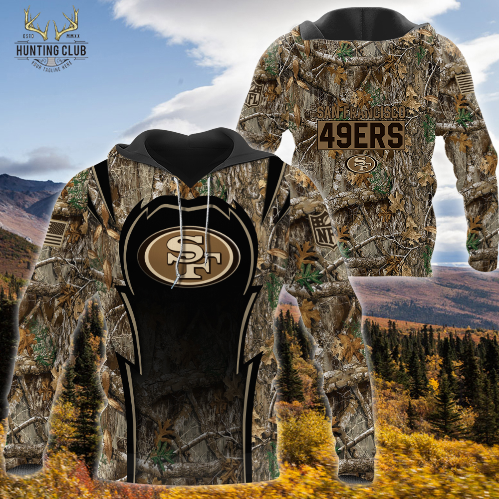 NFL Hunting Realtree Camo-San Francisco 49ers Hoodie